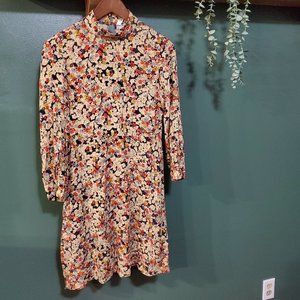 ZARA Retro | Floral Midi Dress